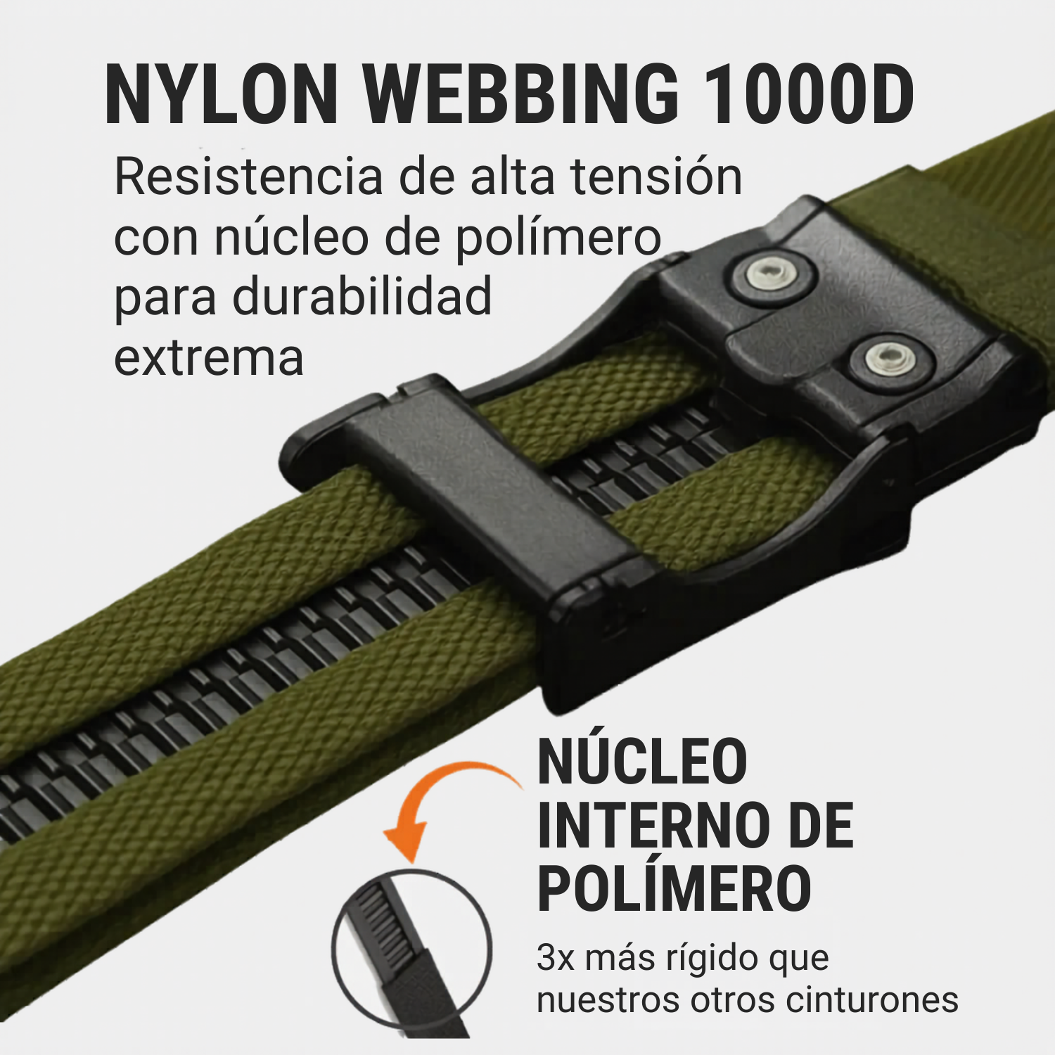 Cinturón Táctico Morbano - Camuflaje