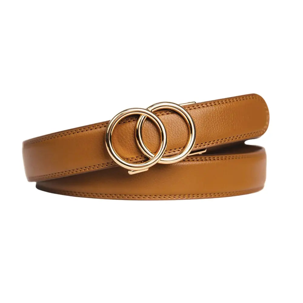 Morbano Belt | Gold-Brown